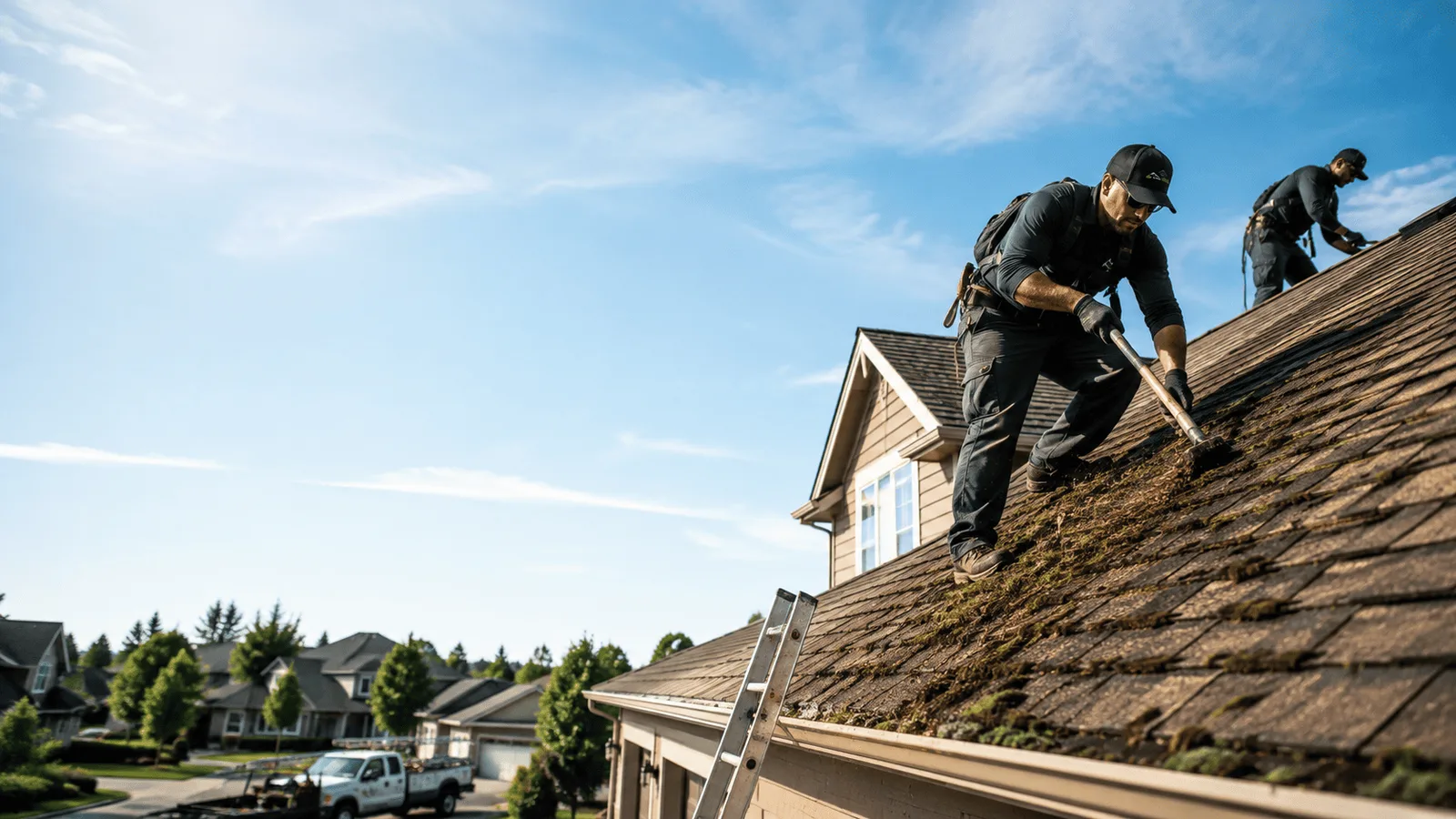 Roof Moss Removal in Vaiden, MS near me